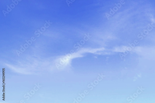 Fototapeta Naklejka Na Ścianę i Meble -  Sky / Blue sky background with clouds / Sky with clouds