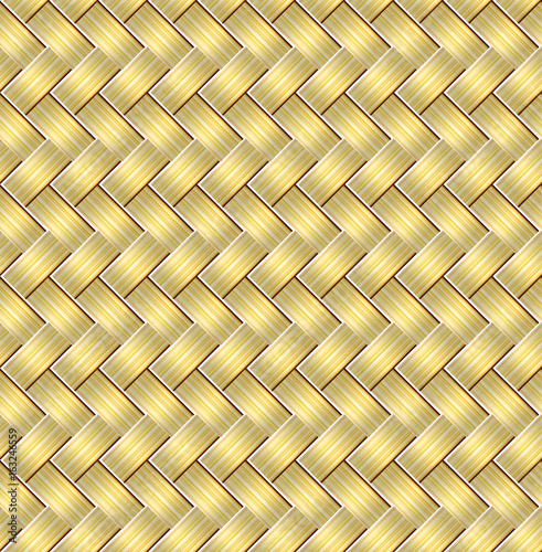 Seamless braided stripes vector pattern