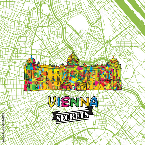 Vienna Travel Secrets Art Map