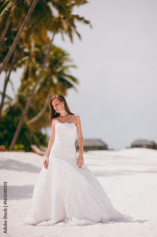 Bride on the beach Bride on the beach