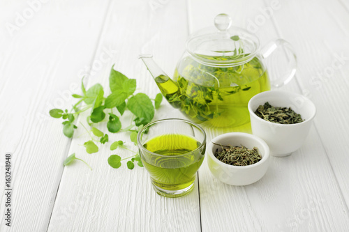 healthy green tea photo