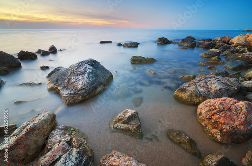 Beautiful seascape. Nature composition.