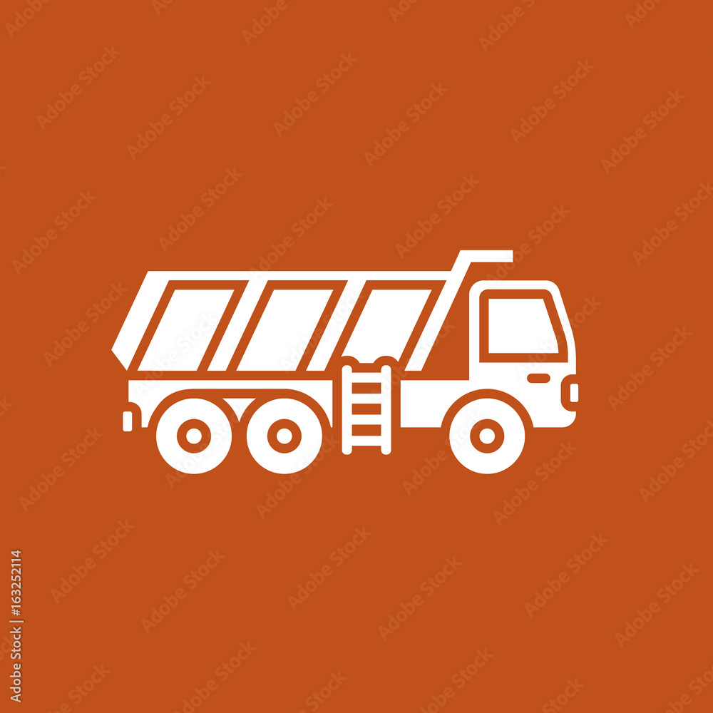 dumper truck icon dumper truck icon