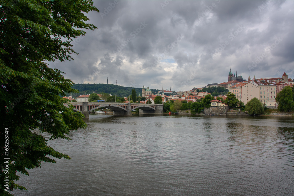 Vltava River in Prague, Czech Republic