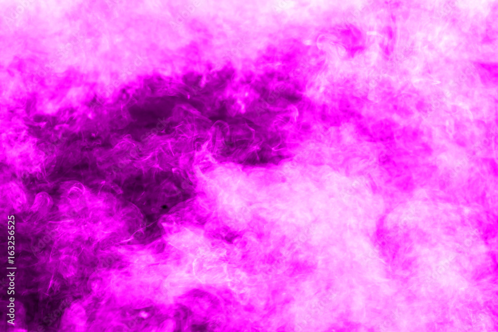 Abstract colorful smoke on  background.