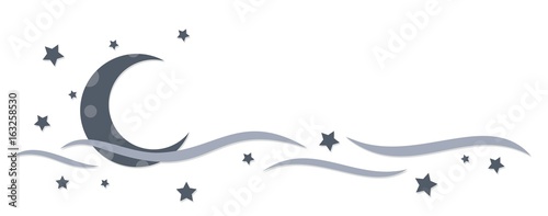 Logo with moon.