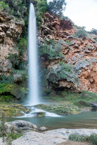 Beautiful waterfall called "Salto de la novia"