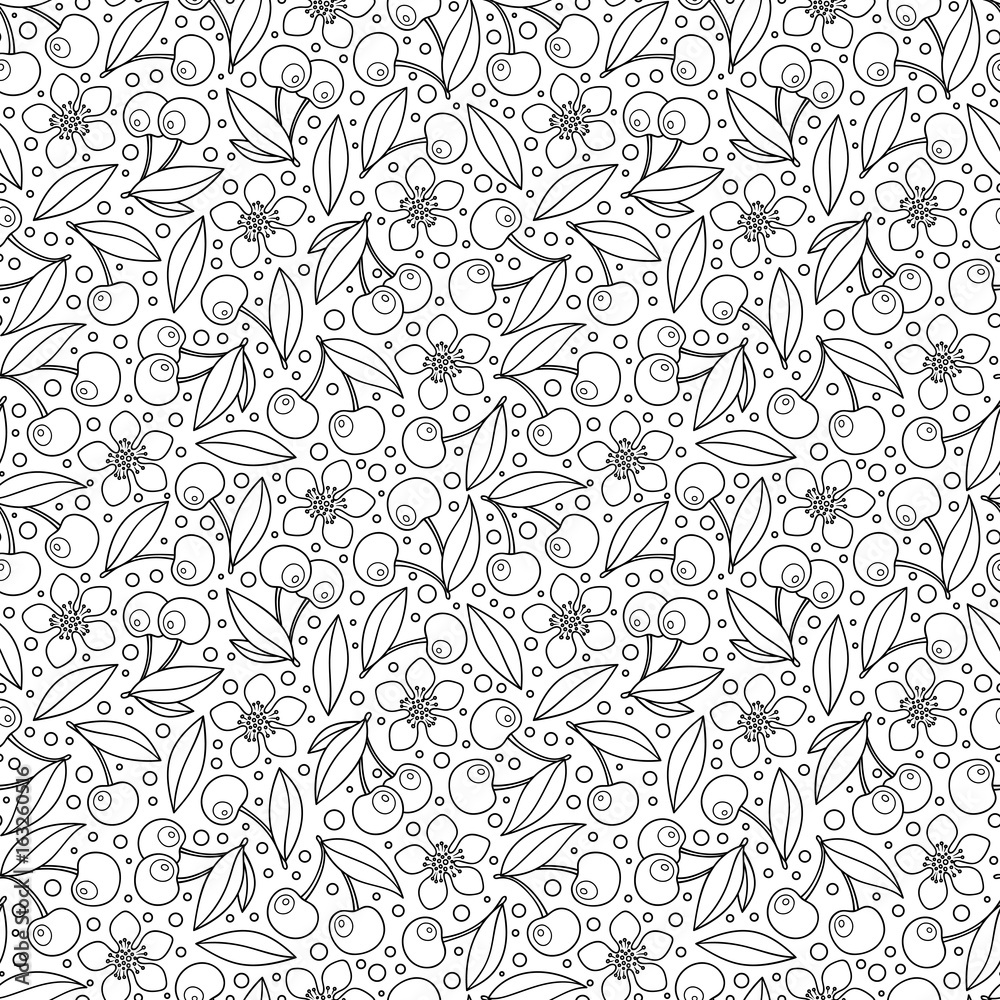 Seamless background in doodle style. Seamless background in doodle style.