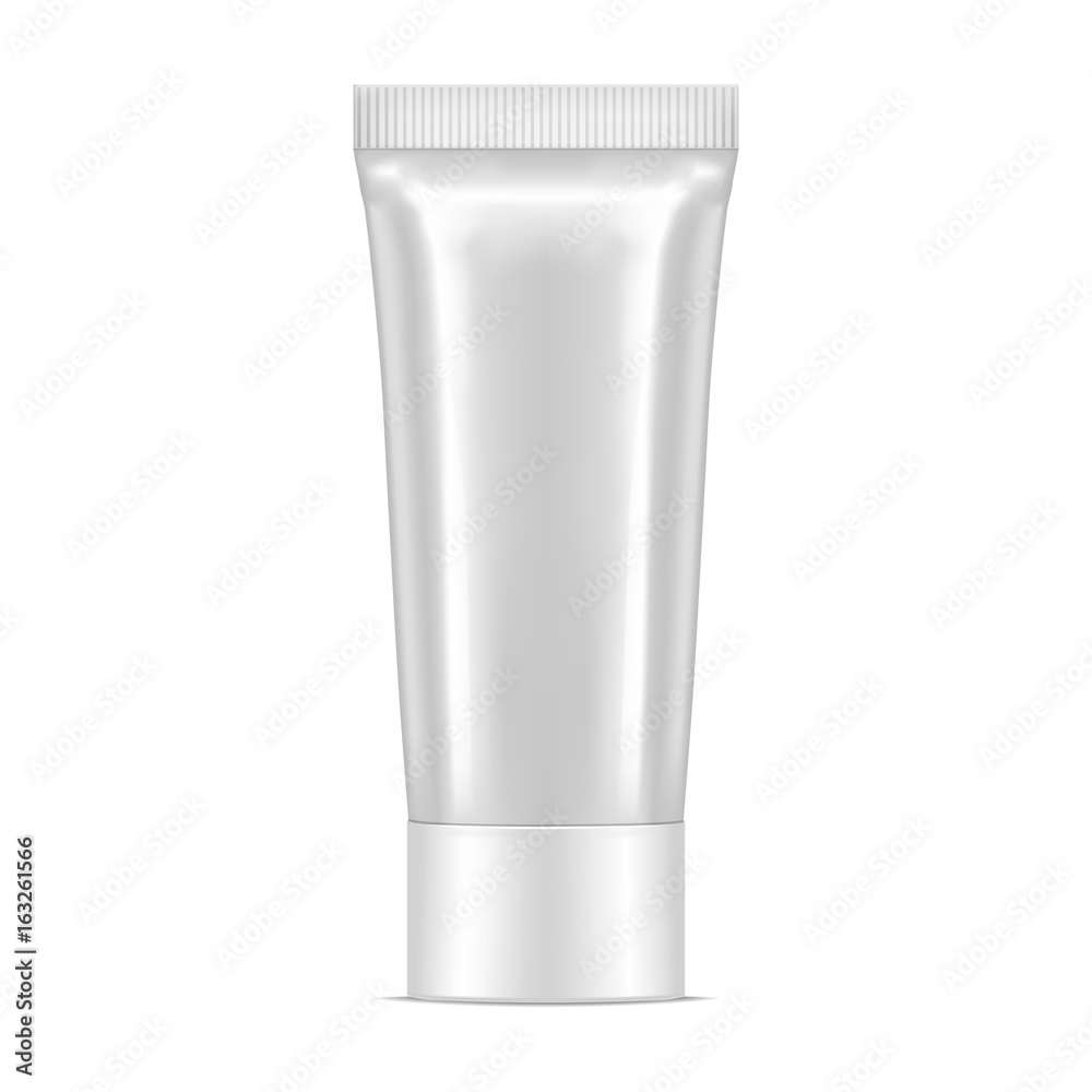vector white realistic tube vector white realistic tube