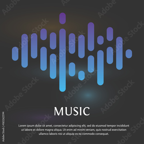 Vector Template, Music Party, Music Festival, Music Sound, Music Poster, Modern Design