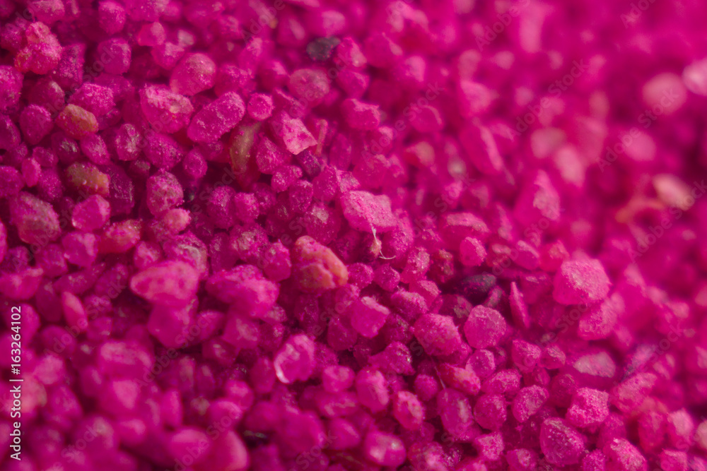 Purple stones Magenta Grains of sand macro Purple stones Magenta Grains of sand macro