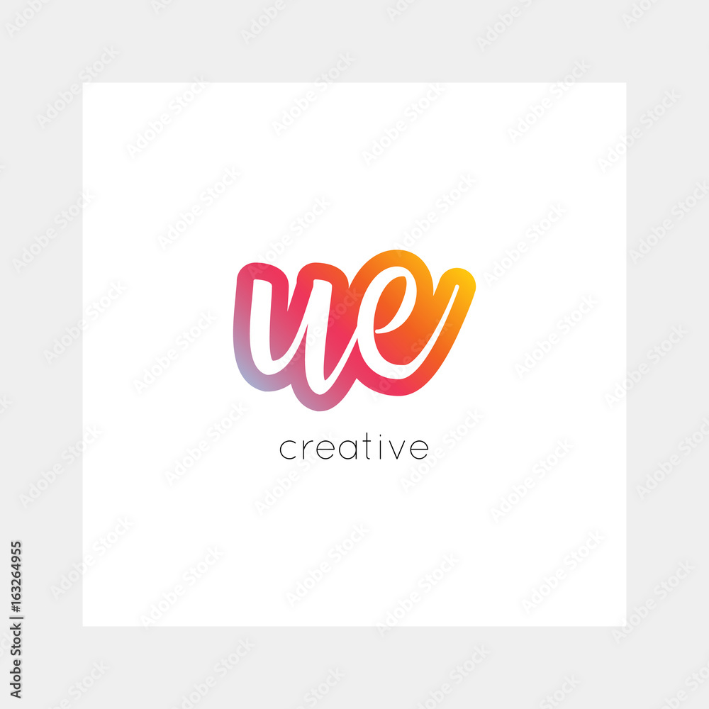 UE logo, vector. Useful as branding, app icon, alphabet combination, clip-art.  Stock Vector | Adobe Stock