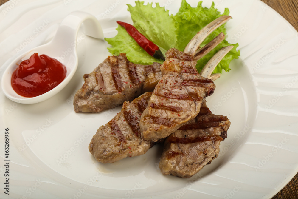 Grilled lamb Grilled lamb