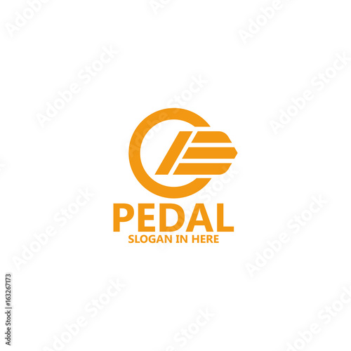 Car Pedal Logo Template Design