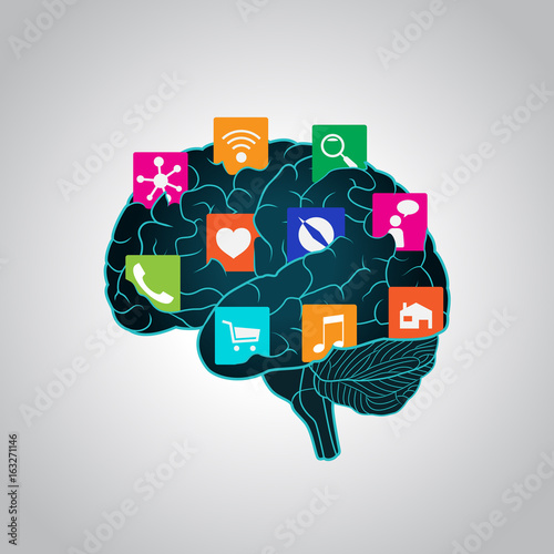 Mobile apps installed into the brain, replacing the mind, consciousness