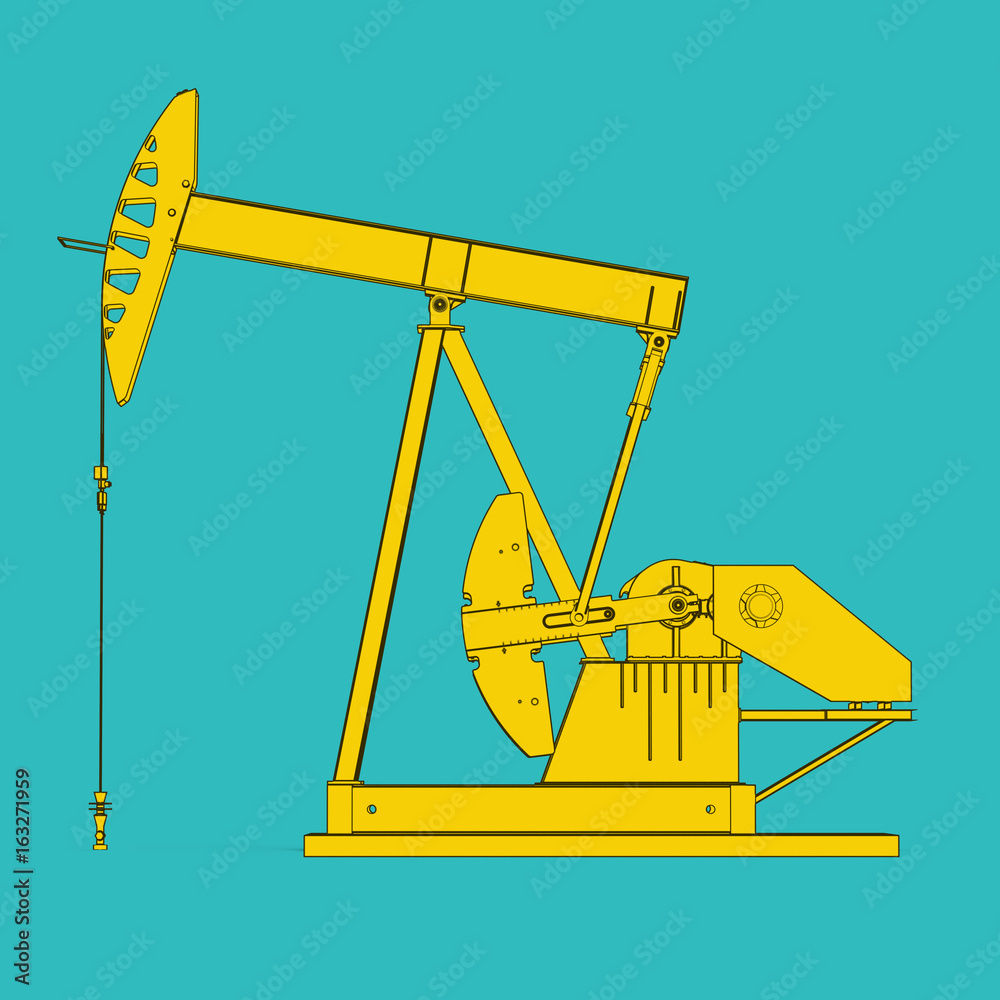 Fototapeta premium Oil pump