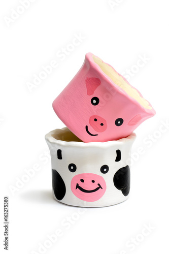 Two fancy pots