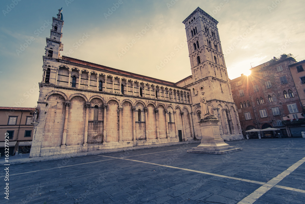 Basillica San Michele in Lucca,Tuscany,Italy