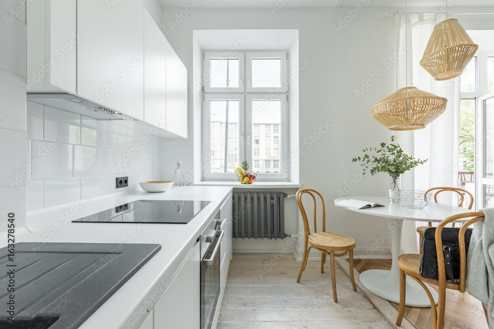 Fototapeta premium Kitchen with round table