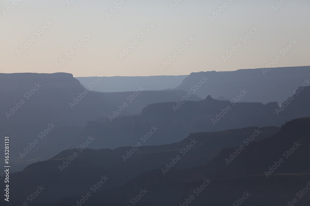 Twilight in Grand Canyon