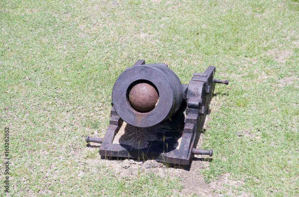 Canon, fort Napoléon, Guadeloupe