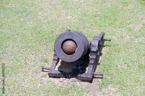 Obraz na płótnie Canon, fort Napoléon, Guadeloupe w salonie
