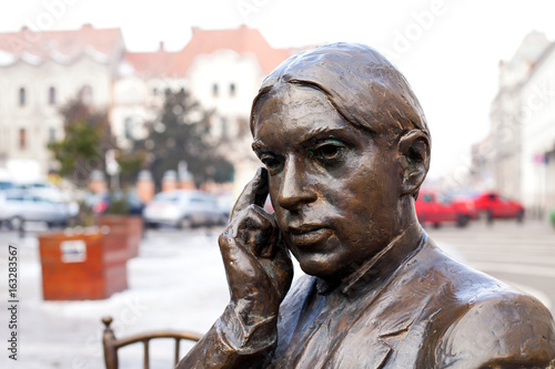 Ady Endre bronze sculpture
