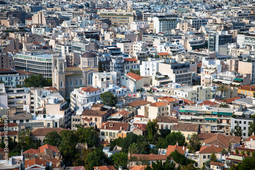 Cityscape of Athens Greece.