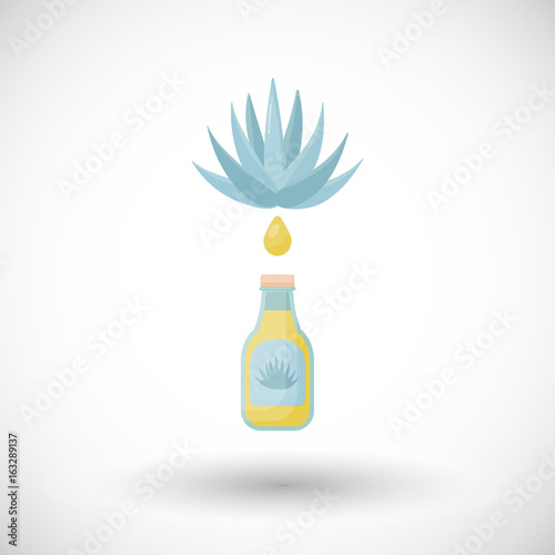 Agave syrup vector flat icon