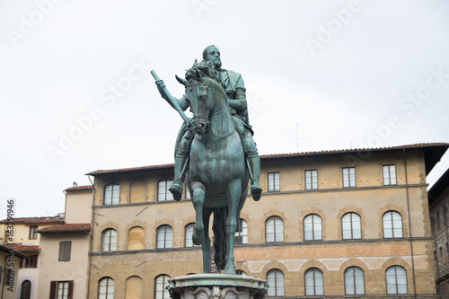 Statue of Cosimo I de' Medici by Giambologna, Florence, Italy