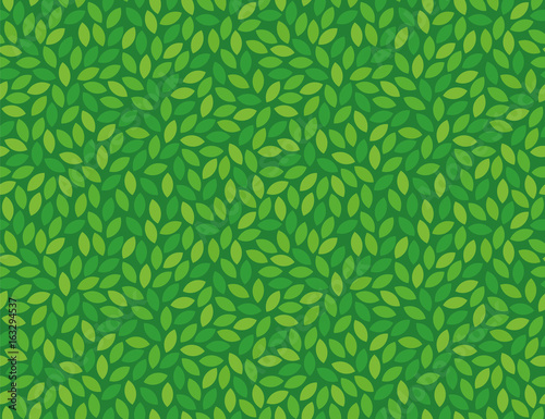 Leaves Pattern. Endless Background. Seamless