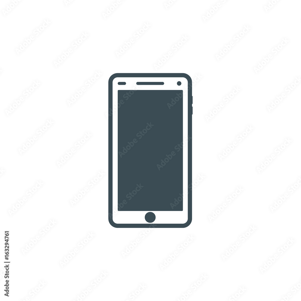 phone icon vector flat sign app ui art logo web jpg jpeg eps Stock ...