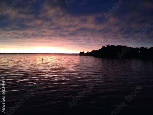 Sunset by the Lake