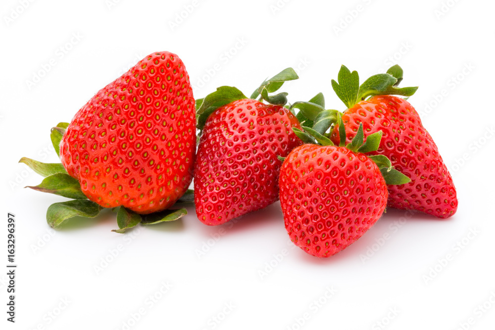 Strawberry isolated on white background. Fresh berry. Strawberry isolated on white background. Fresh berry.