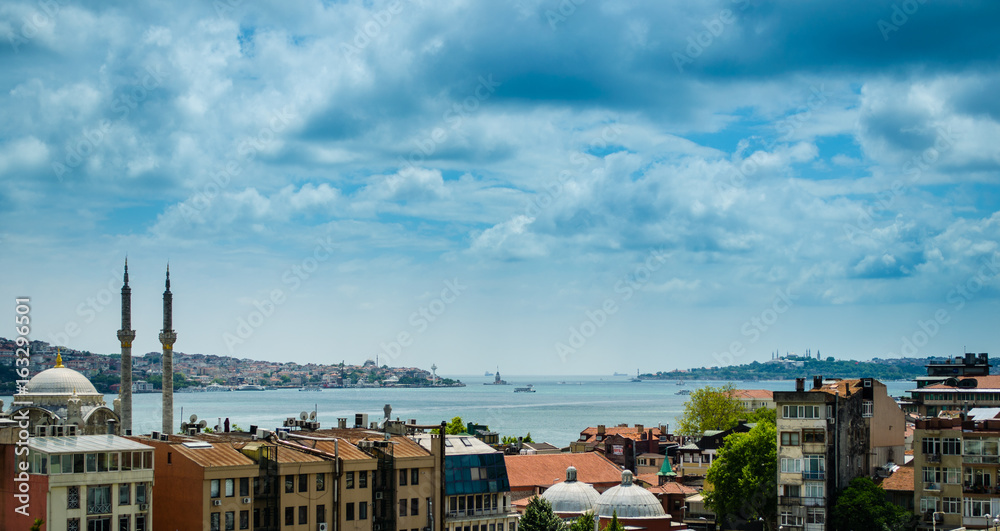 Bosphorus River in Istanbul City; Turkey