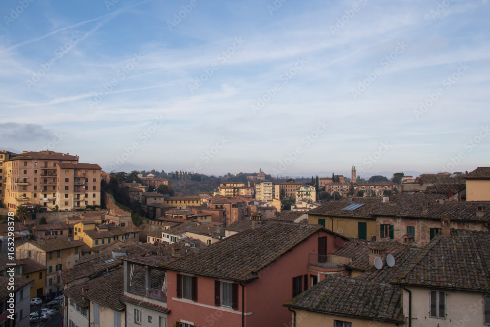 Cityscape of Siena. Tuscany, Italy.