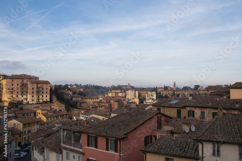 Cityscape of Siena. Tuscany, Italy.