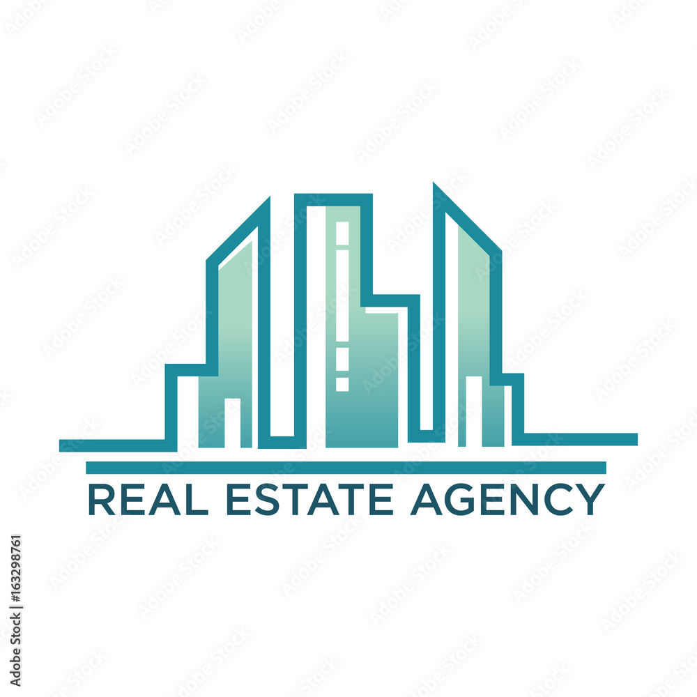 Skyline real estate agency symbol