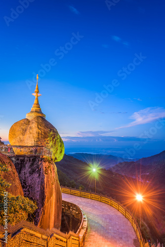 Golden rock of Myanmar