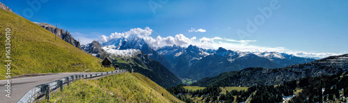 Panorama, Dolomiten, Passo Sella, Südtirol