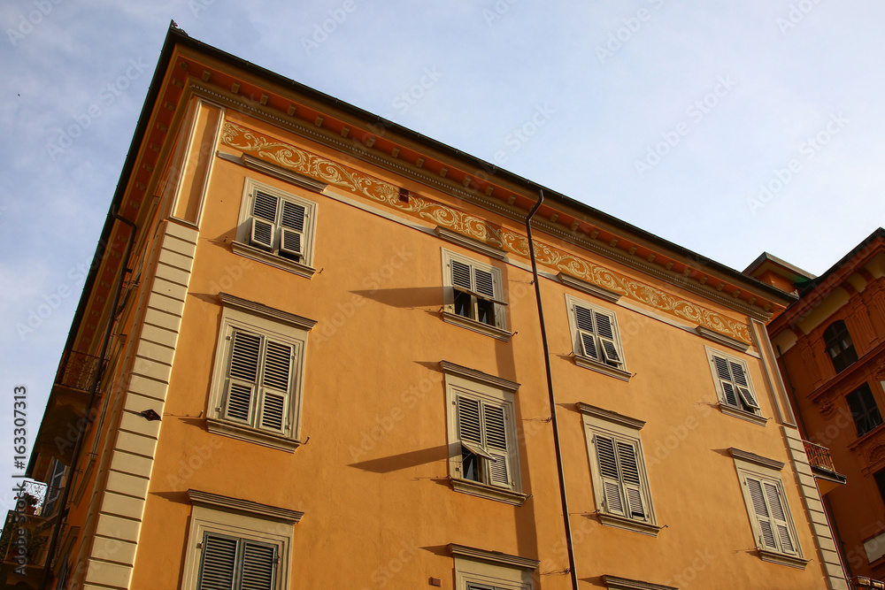 Naklejka premium Typical mediterranean facade in Italy