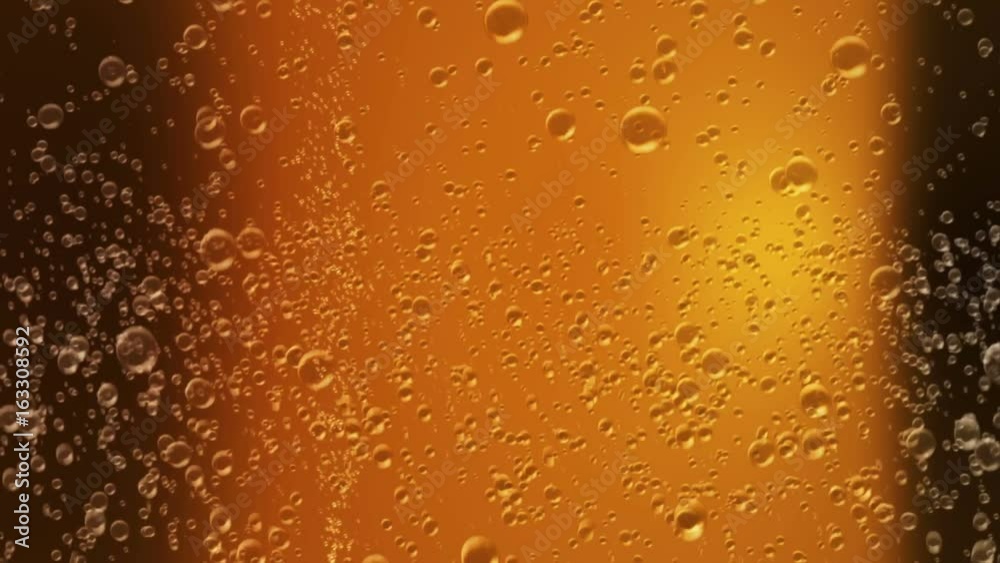 beer bubbles 3d animation