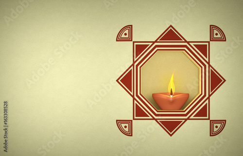  Indian Traditional Oil Lamp photo