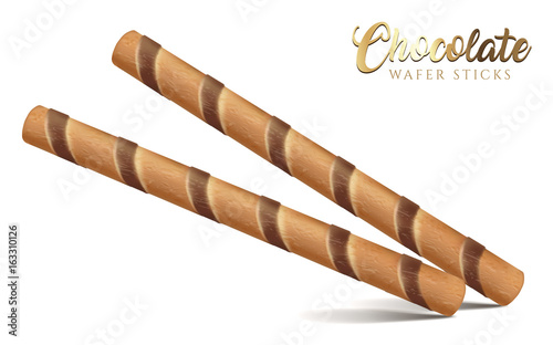 chocolate filled wafer sticks
