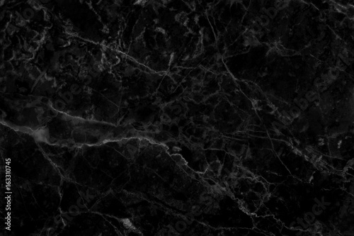 Black marble texture background with detailed structure beautiful and luxurious, abstract marble texture in natural patterns for design art work, black stone floor pattern with high resolution. © Nattha99
