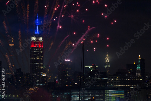 Empire State Building Fireworks