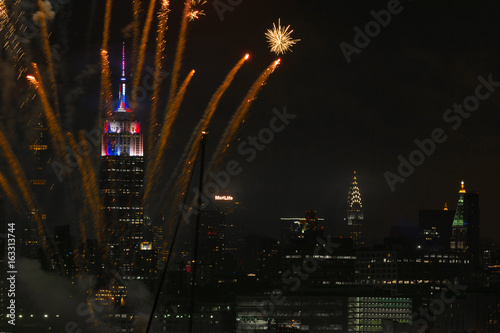 Empire State Building Fireworks