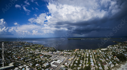 Aerial view of Anna Maria Island photo