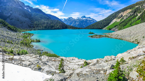 Joffre Lakes  British Columbia  Canada - June 30  2017