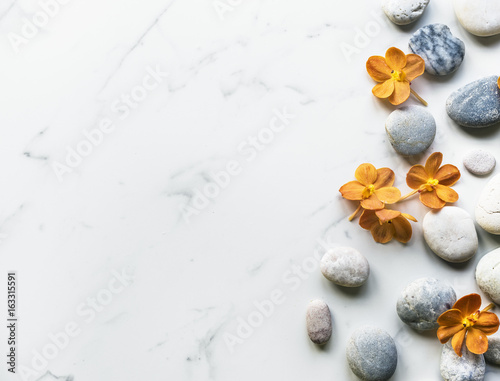 Flower rock healthy aroma balance tranquility